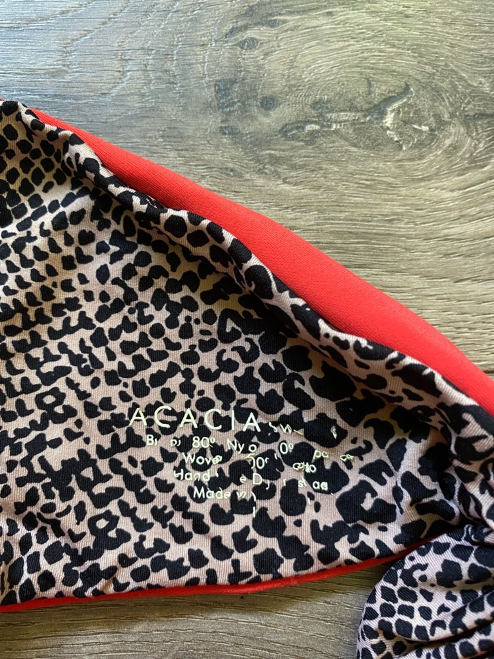 acacia swimwear Red Crochet High-Neck Bikini - Picture 3 of 4